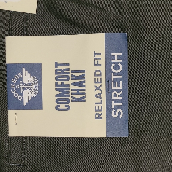 Dockers Comfort Relaxed gray khakis - Picture 2 of 6